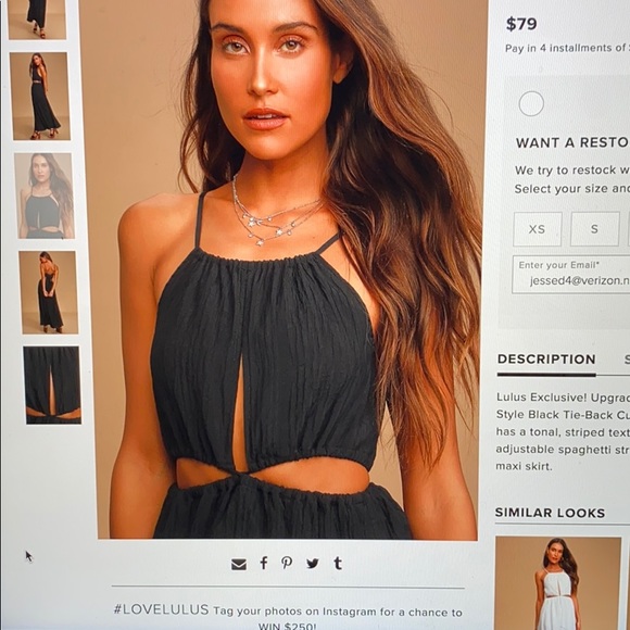 Lulu Cutout Maxi Dress - Picture 2 of 2